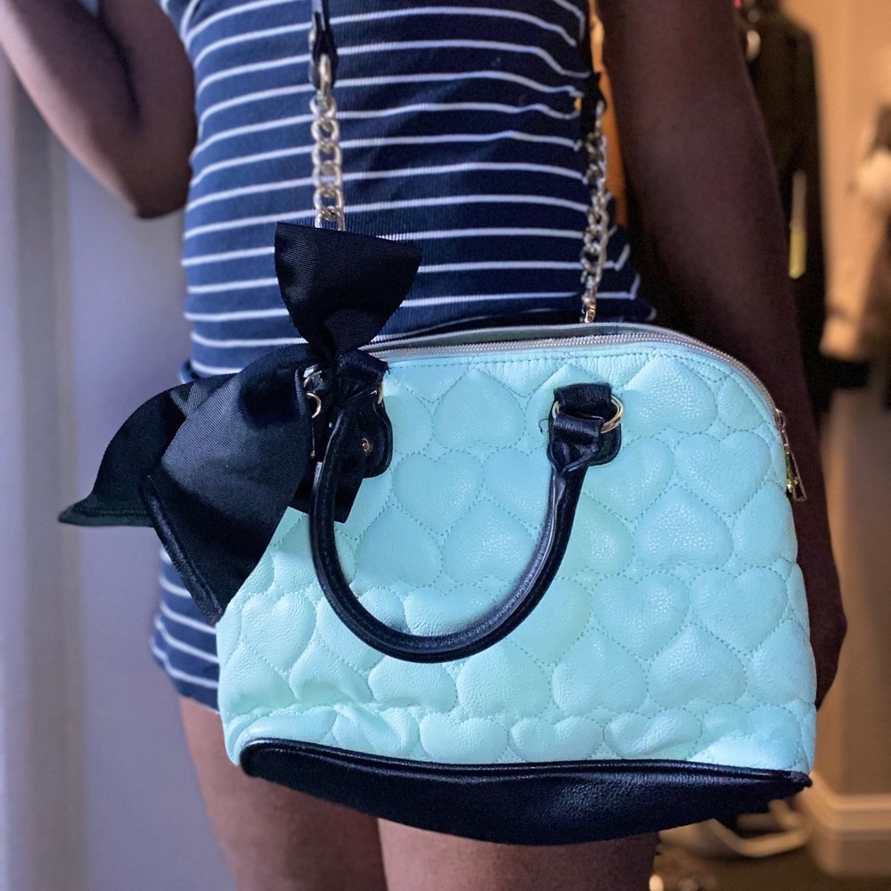 Blue Betsy Johnson purse